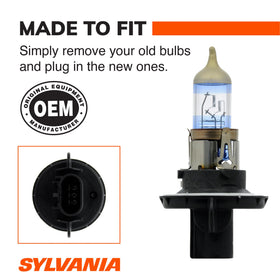 SYLVANIA H13 installed in headlamp, brand improves road illumination