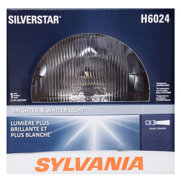 SYLVANIA H6024 front view showing clear lens and bright appearance for better visibility