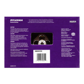 SYLVANIA H6054 filament close-up highlighting precision filament for brighter beam