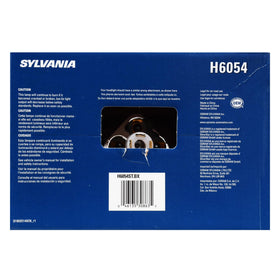 SYLVANIA H6054 close-up of glass lens detail highlighting optics for improved contrast