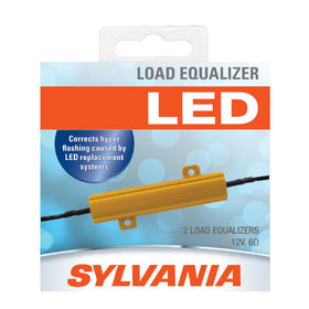 SYLVANIA load equalizer front view showing resistor housing and mounting surface benefit reliable fit