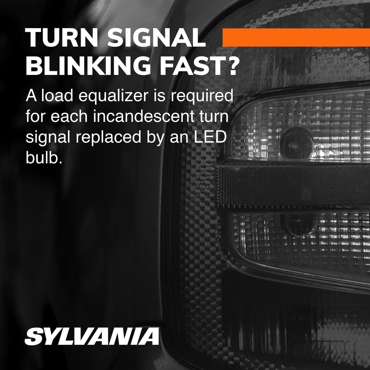 SYLVANIA load equalizer heat sink closeup showing cooling fins for lower operating temperature benefit