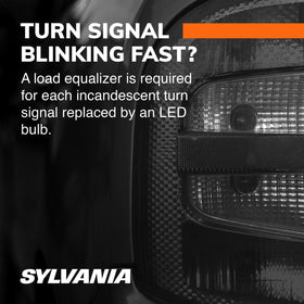 SYLVANIA load equalizer heat sink closeup showing cooling fins for lower operating temperature benefit
