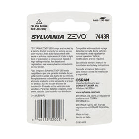 SYLVANIA ZEVO 7443 close-up of LED elements highlighting brightness