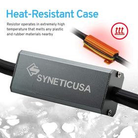 Syneticusa aluminum heat sink detail illustrating durability and cooling
