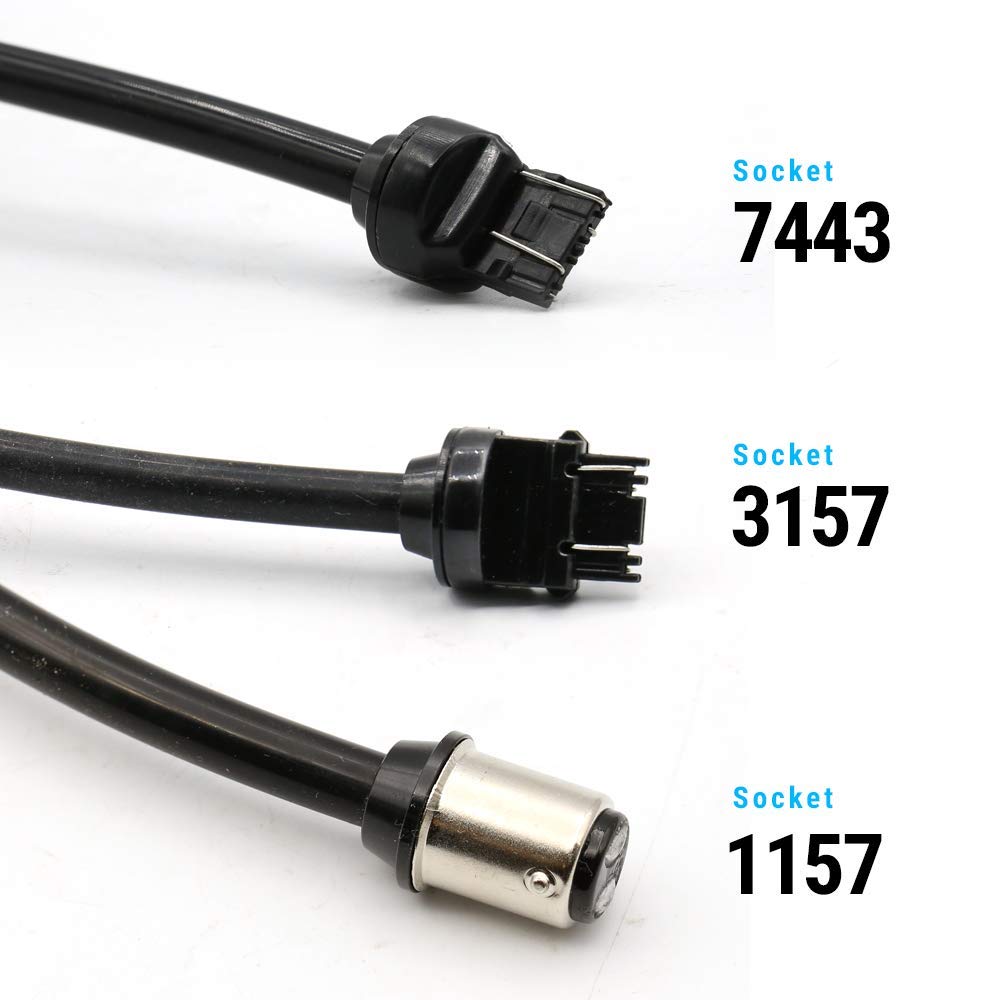 Syneticusa 3157 beside coin showing compact OEM-size benefit