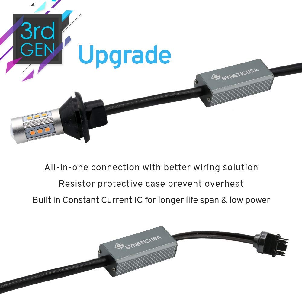 Syneticusa next to ruler illustrating compact 3157 size for easy fitment