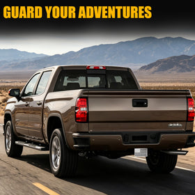 Synrroe mounted on truck rear in daylight, elevates vehicle style and presence