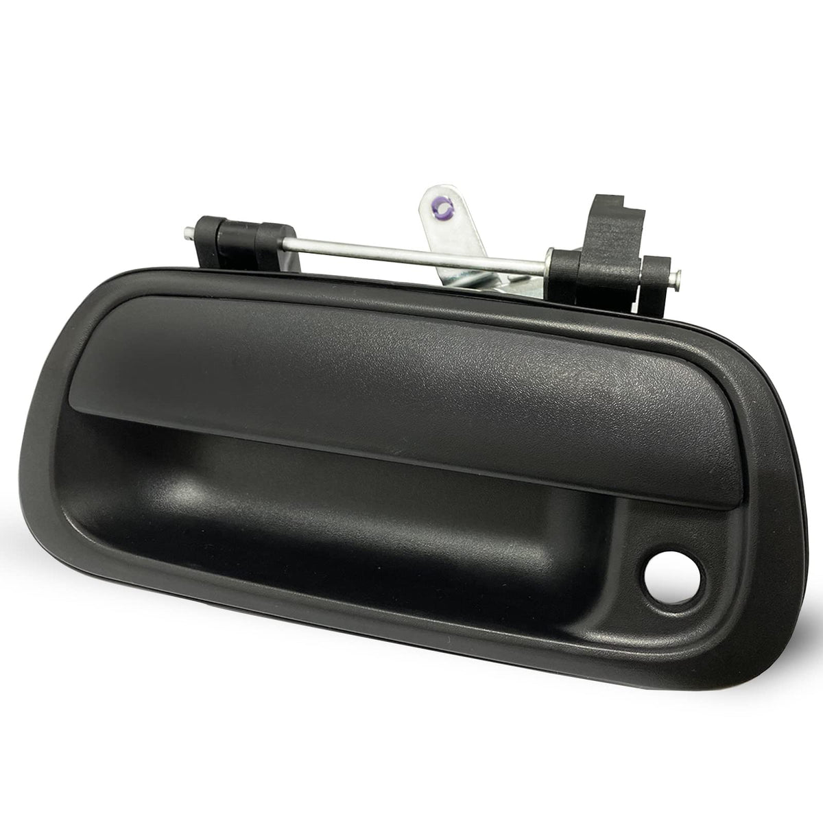 SYOAUTO front view tailgate handle showing OEM fit and restored function