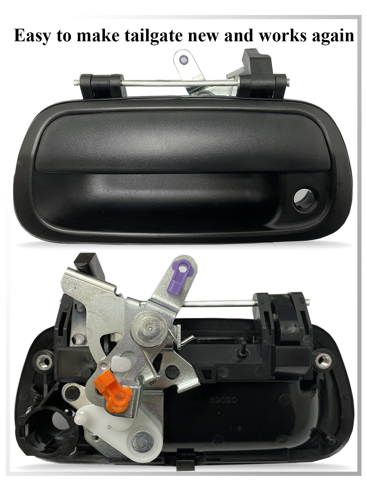 SYOAUTO handle installed on Tundra tailgate restoring smooth opening