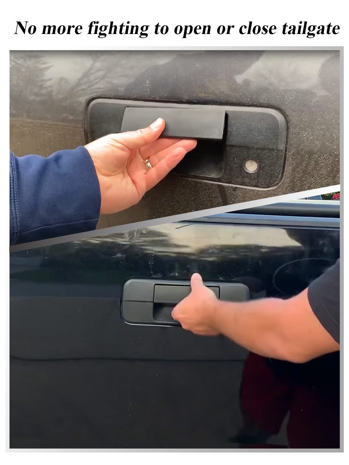 SYOAUTO keyhole and lock detail preserving keyed tailgate security benefit