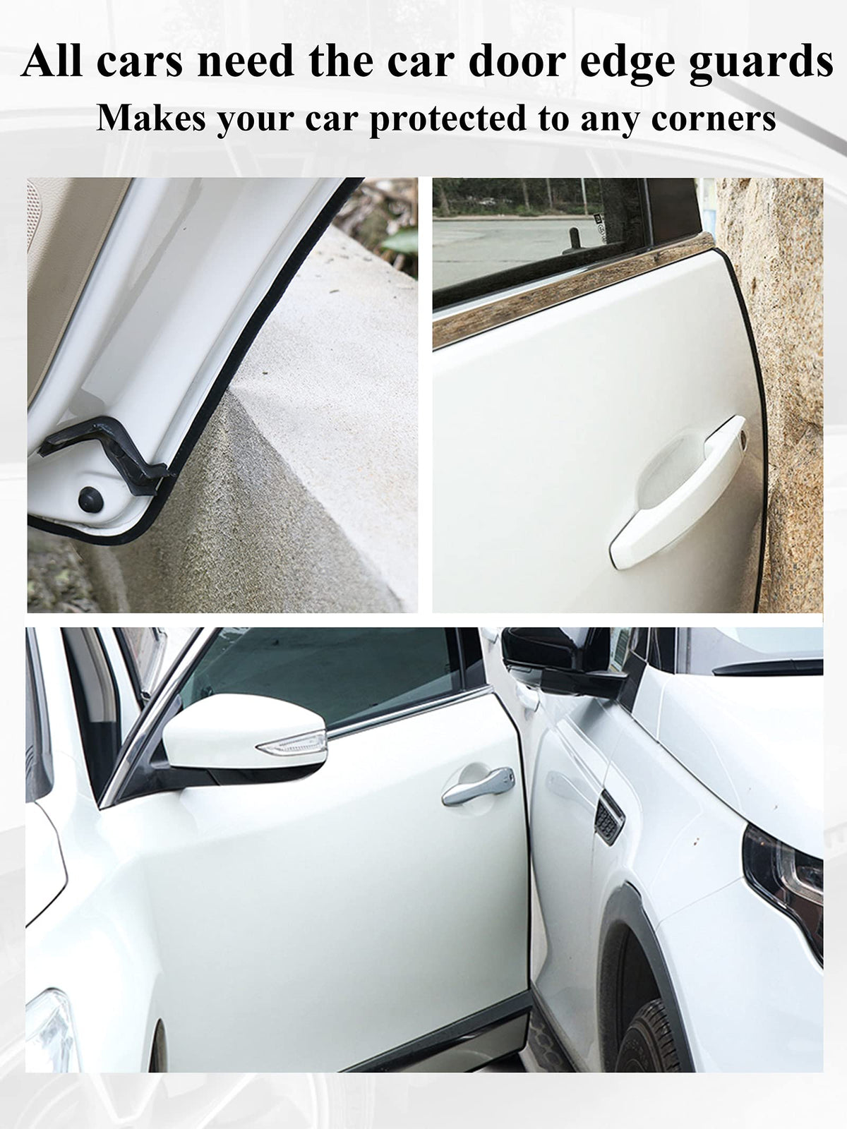 SYOAUTO guard on door in tight parking prevents accidental scratches