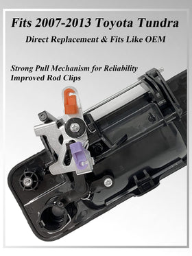 SYOAUTO rod clips detail showing pre-installed clips for faster DIY install