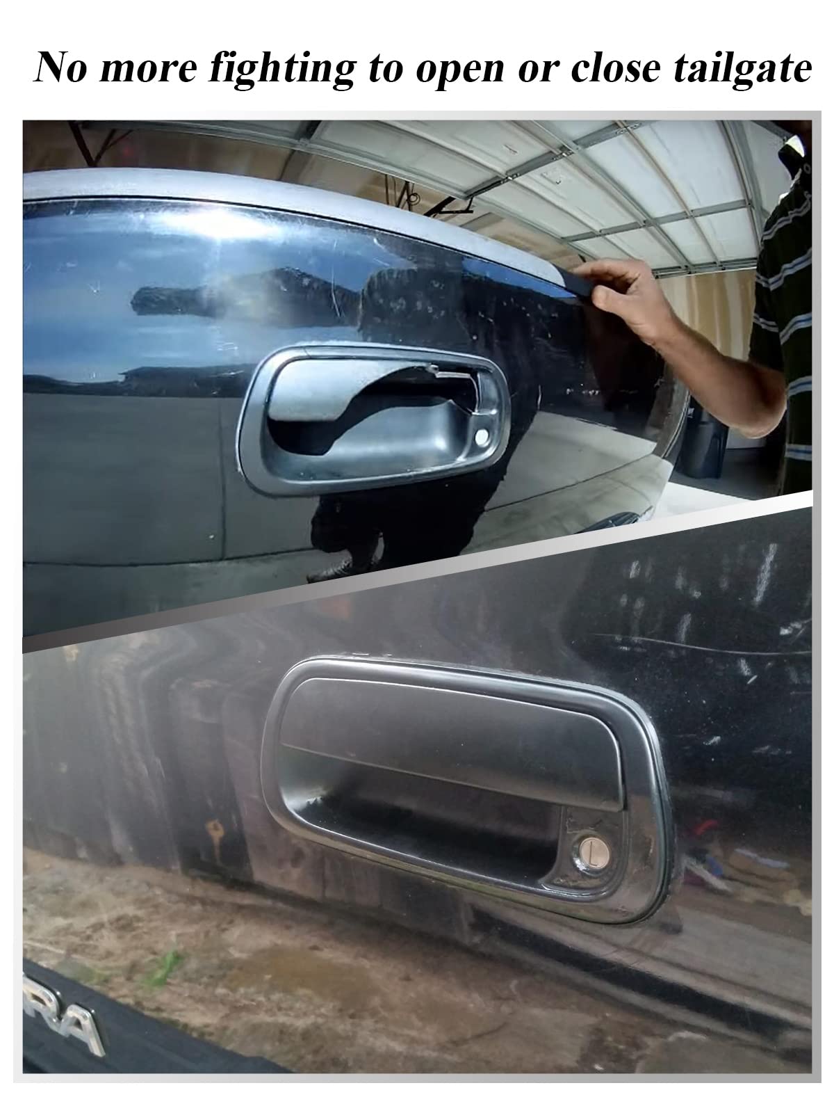 SYOAUTO handle next to tools showing compact size and quick install