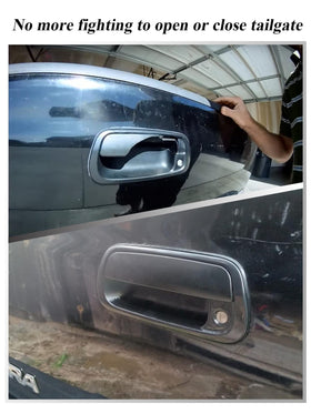 SYOAUTO handle next to tools showing compact size and quick install