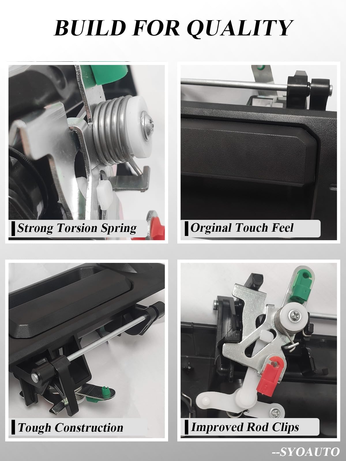 SYOAUTO handle showing rear camera hole preserving camera function