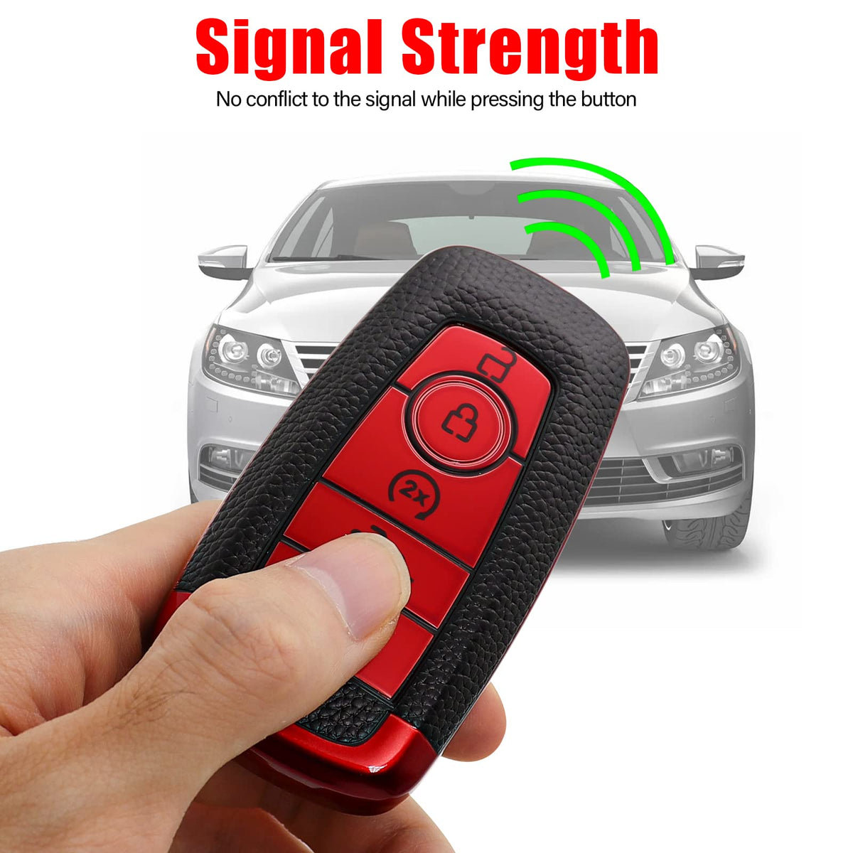 Syodiesn Ford key in hand showing compact scale and improved grip