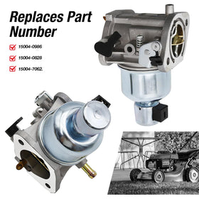 SYOWADA carburetor installed on Kawasaki engine for restored mower performance
