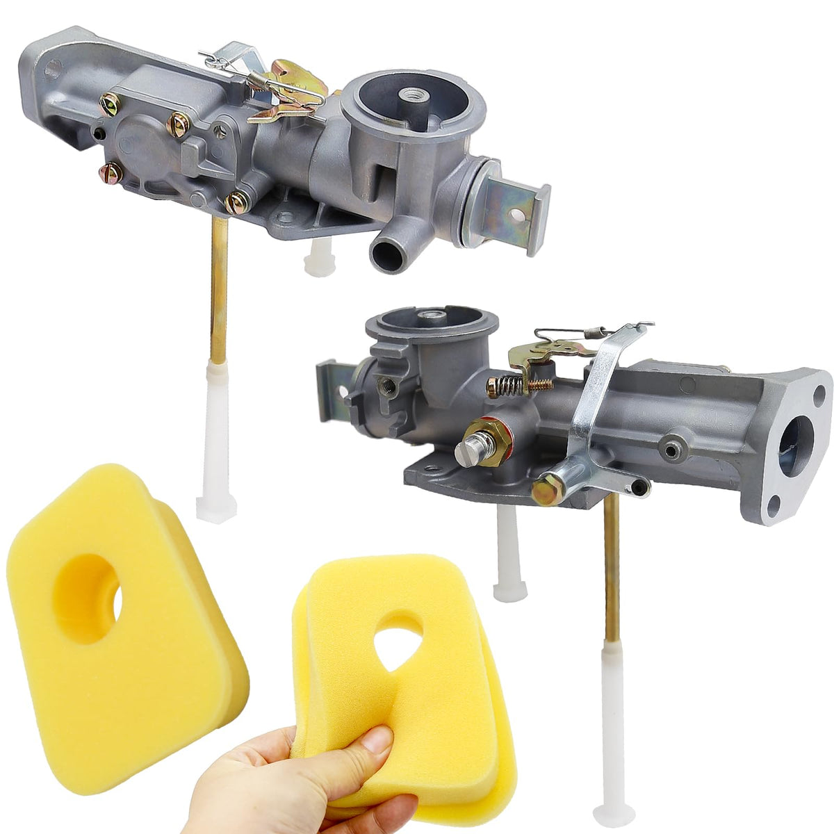 SYOWADA carburetor next to ruler for scale to confirm correct sizing
