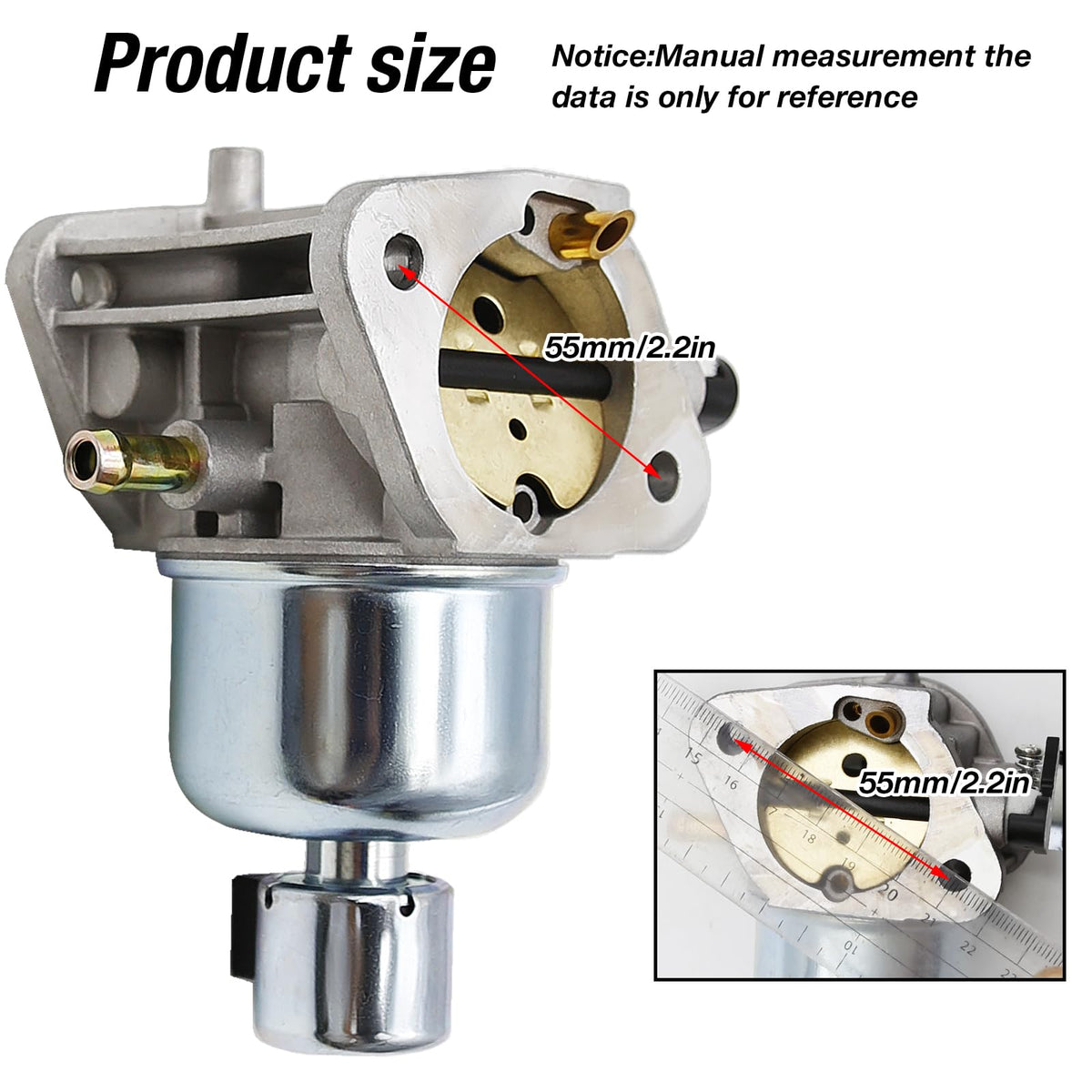 SYOWADA carburetor top mounted throttle area demonstrating precise fuel metering