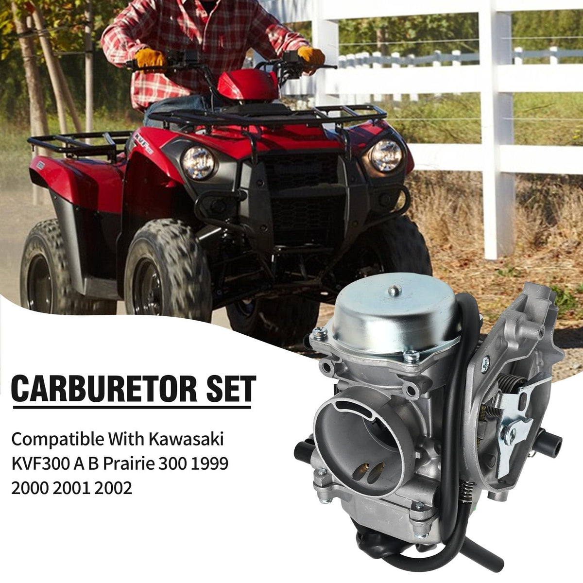 SYOWADA KVF300 side profile showing fuel and vacuum inlets for compatibility