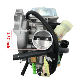 SYOWADA KVF300 throttle linkage closeup showing smooth operation benefit