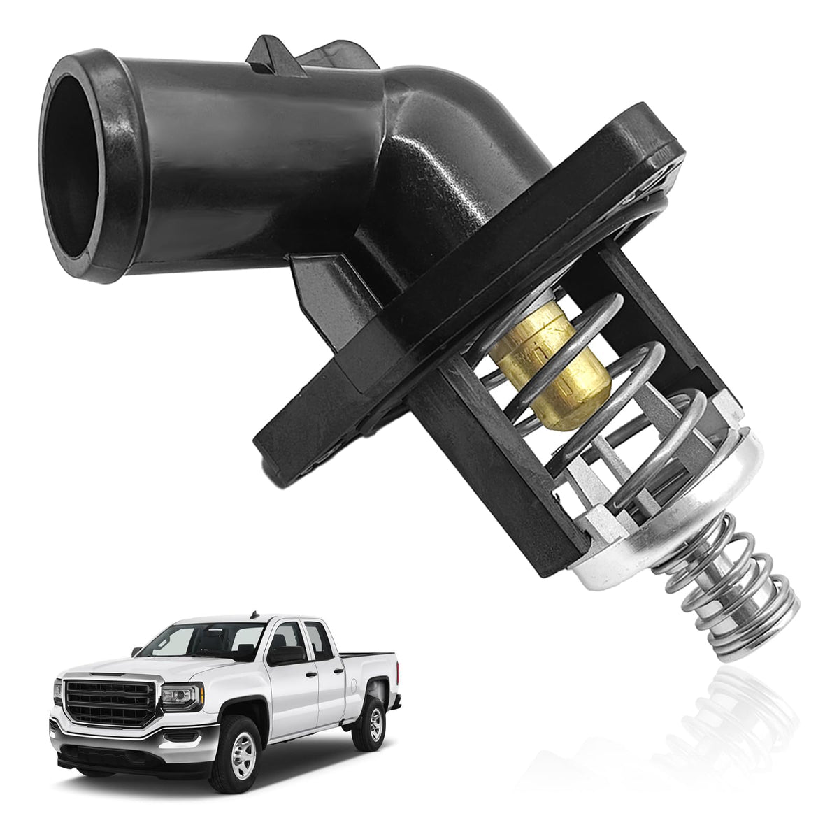 SYudwen thermostat housing front view showing precise fit and durability