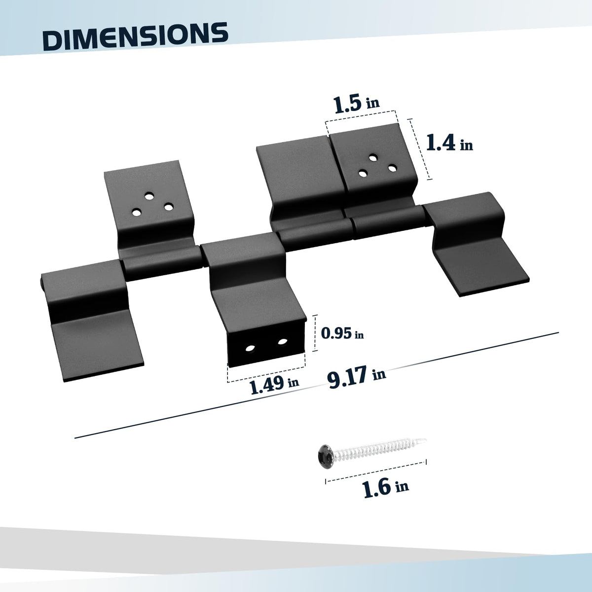SyunsXoon close-up of hinge leaves and pivot points showing durable construction and corrosion resistance