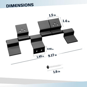 SyunsXoon close-up of hinge leaves and pivot points showing durable construction and corrosion resistance