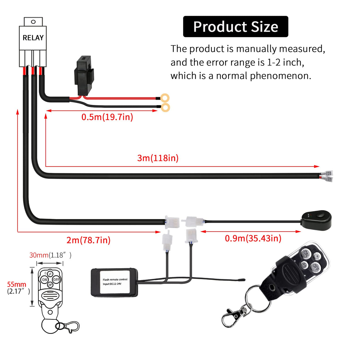 szdystar close-up relay and blade fuse for safe protected circuit