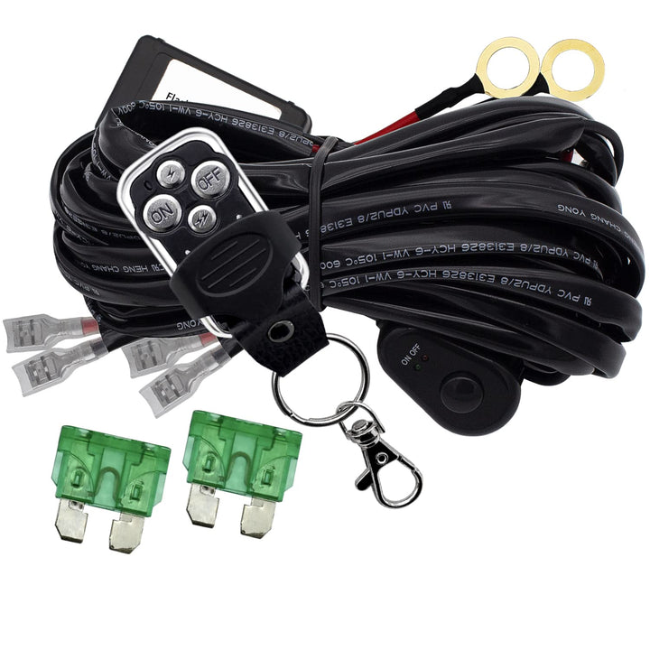 szdystar front packed harness showing complete kit and easy install benefit