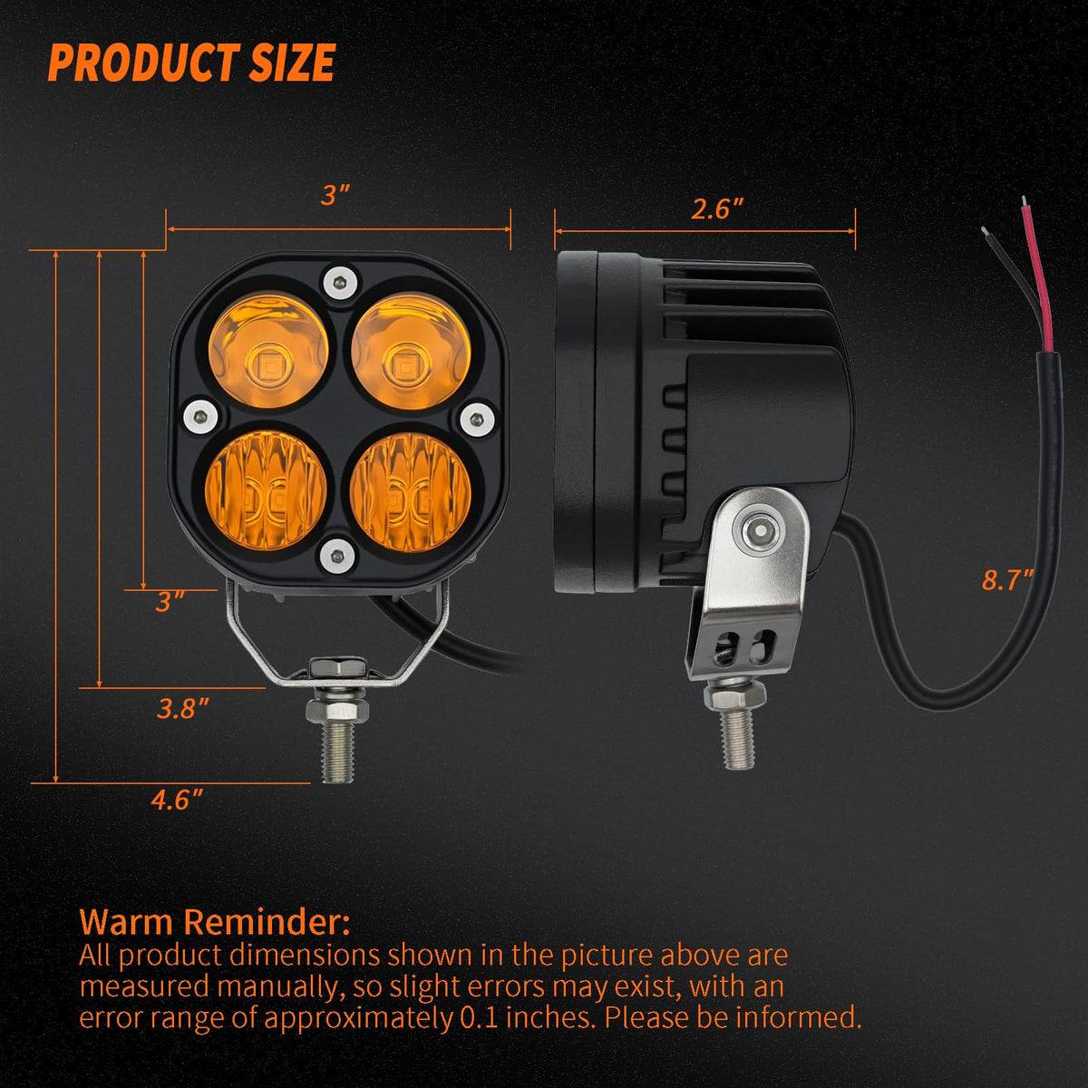 Szdystar side profile highlighting die-cast heat sink and durability benefit