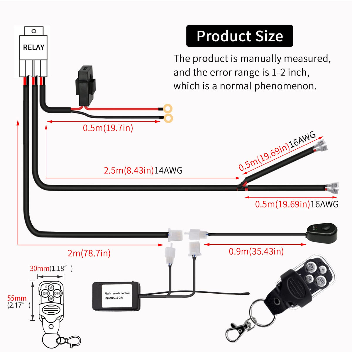 szdystar switch closeup with adhesive backing for flexible mounting benefit