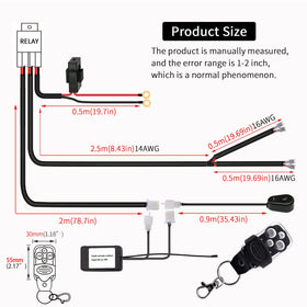 szdystar switch closeup with adhesive backing for flexible mounting benefit