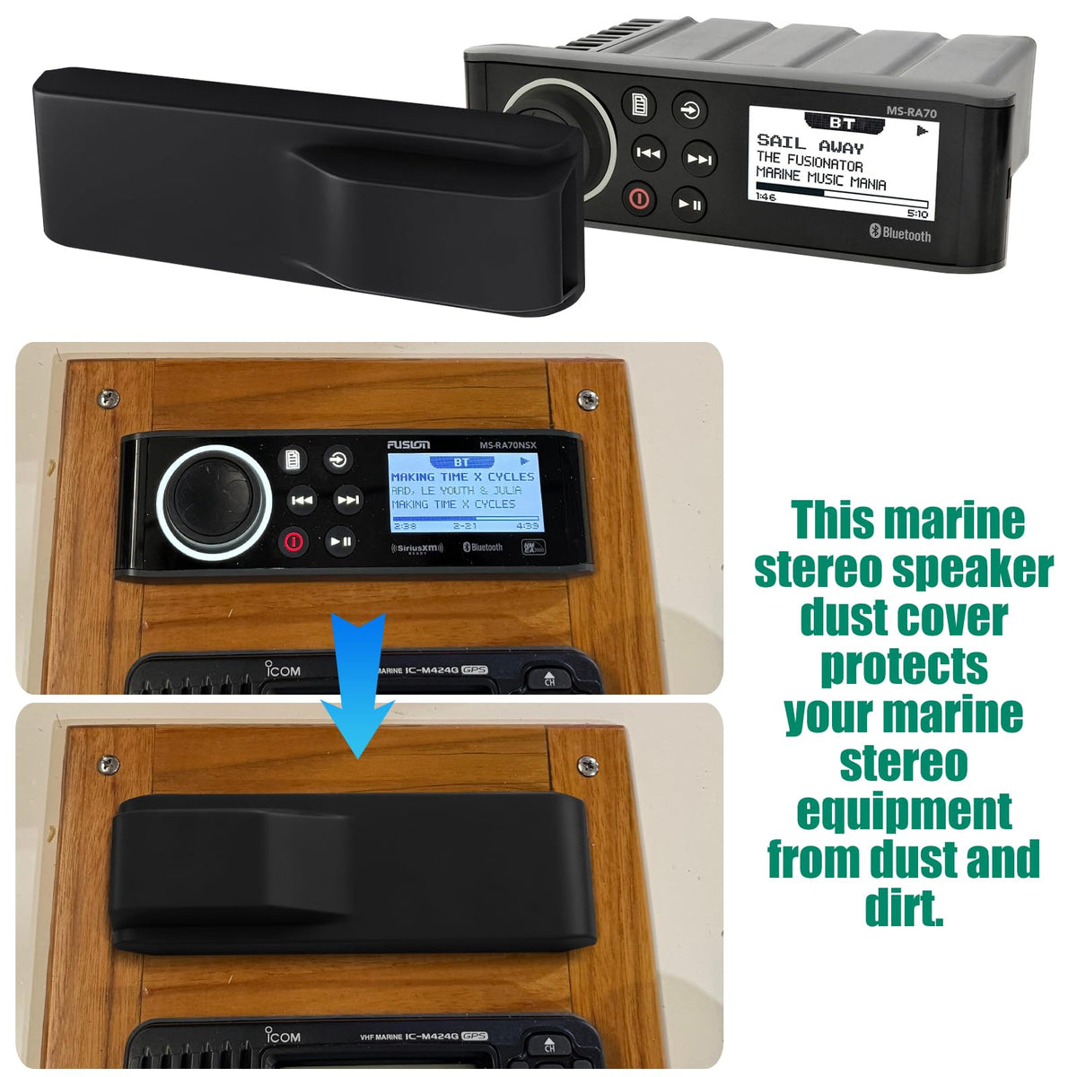 SZHY-LINK lifestyle shot on boat deck showing durable protection in use