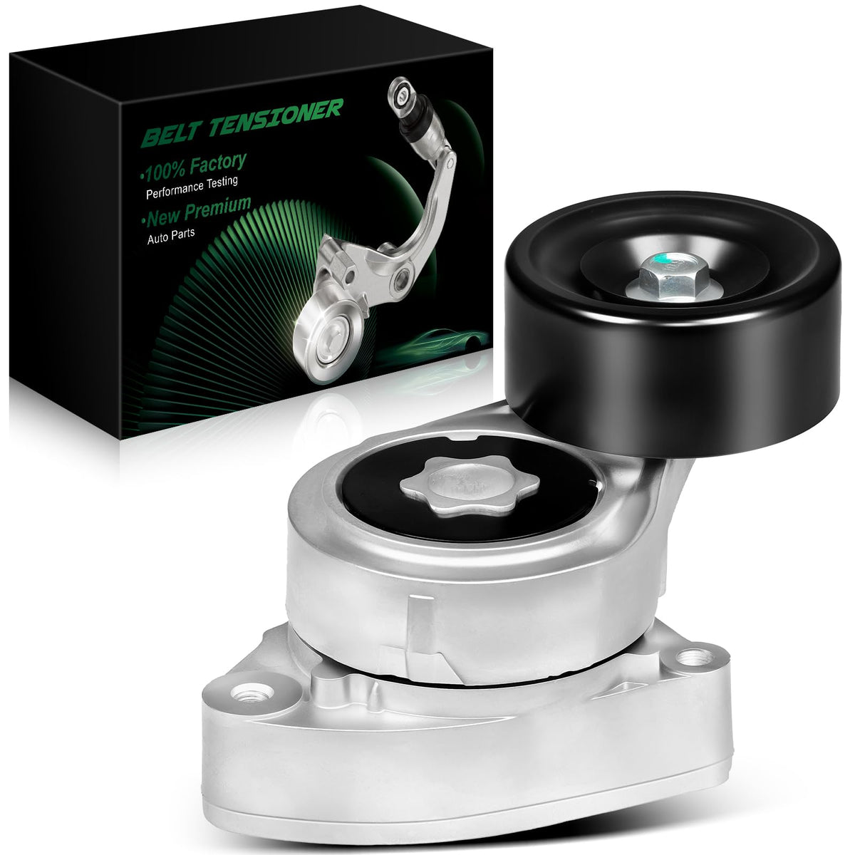 SZKAIDAG front assembly view showing full tensioner and pulley, ensures OE fit