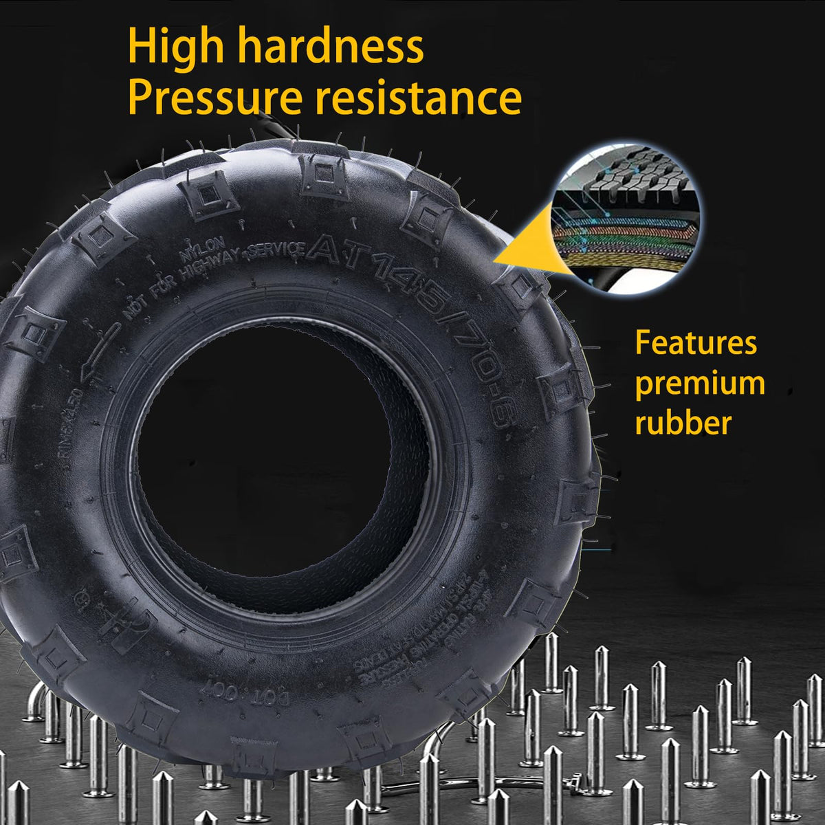 SZLYYDS shoulder knobs detail offering better cornering and rim protection