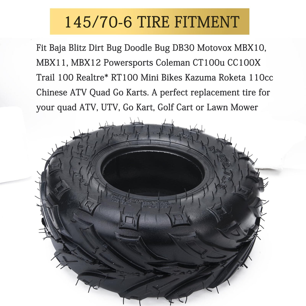 SZLYYDS sidewall closeup with size marking for easy fit confirmation