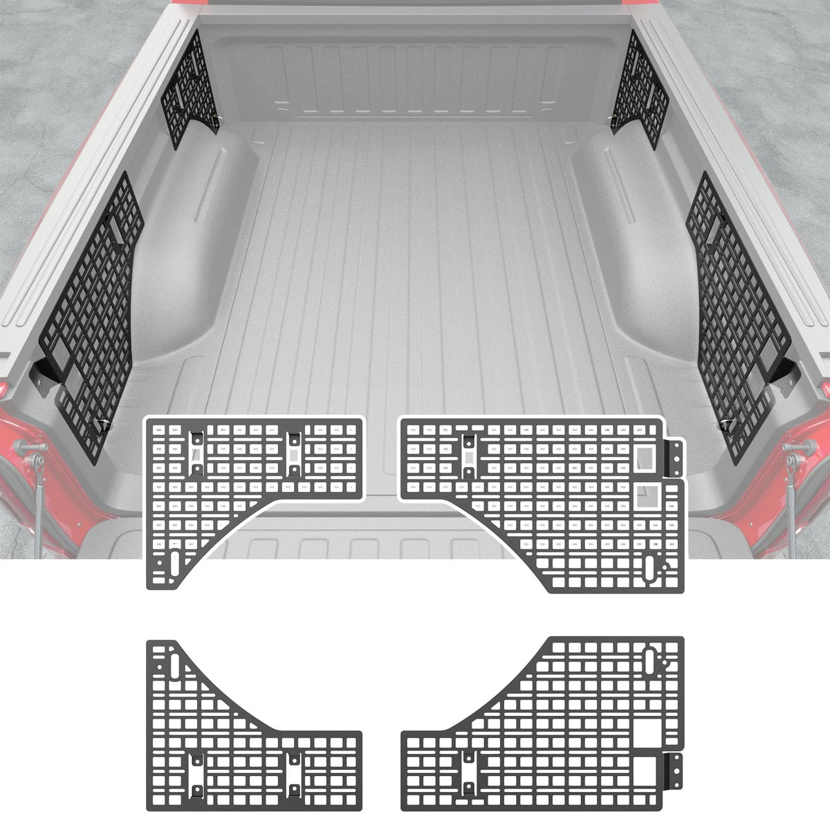 SZYANG front view of side MOLLE panel showing sleek fit and utility