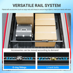 SZYANG trail rail beside ruler for scale showing exact fitment benefit