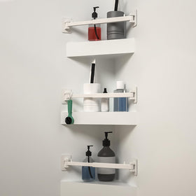 SZZSAF front view installed in RV shower showing secure barrier