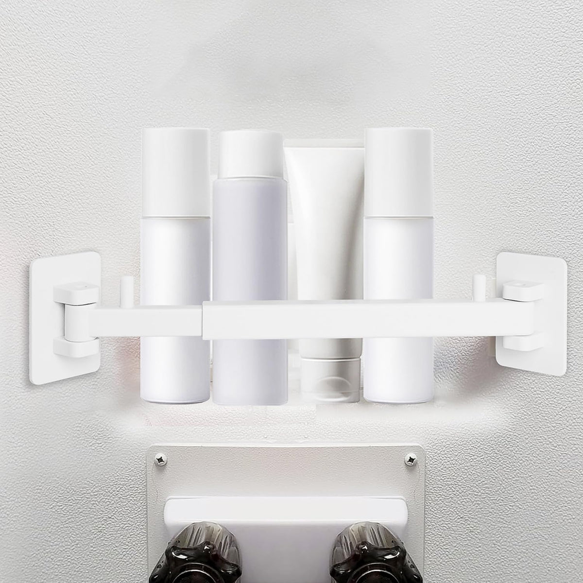 SZZSAF scale with toiletries showing size and storage benefit
