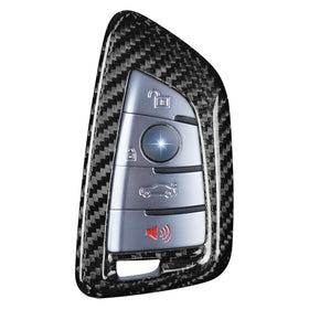 T-carbon front view of key fob cover showing precise fit and upscale look