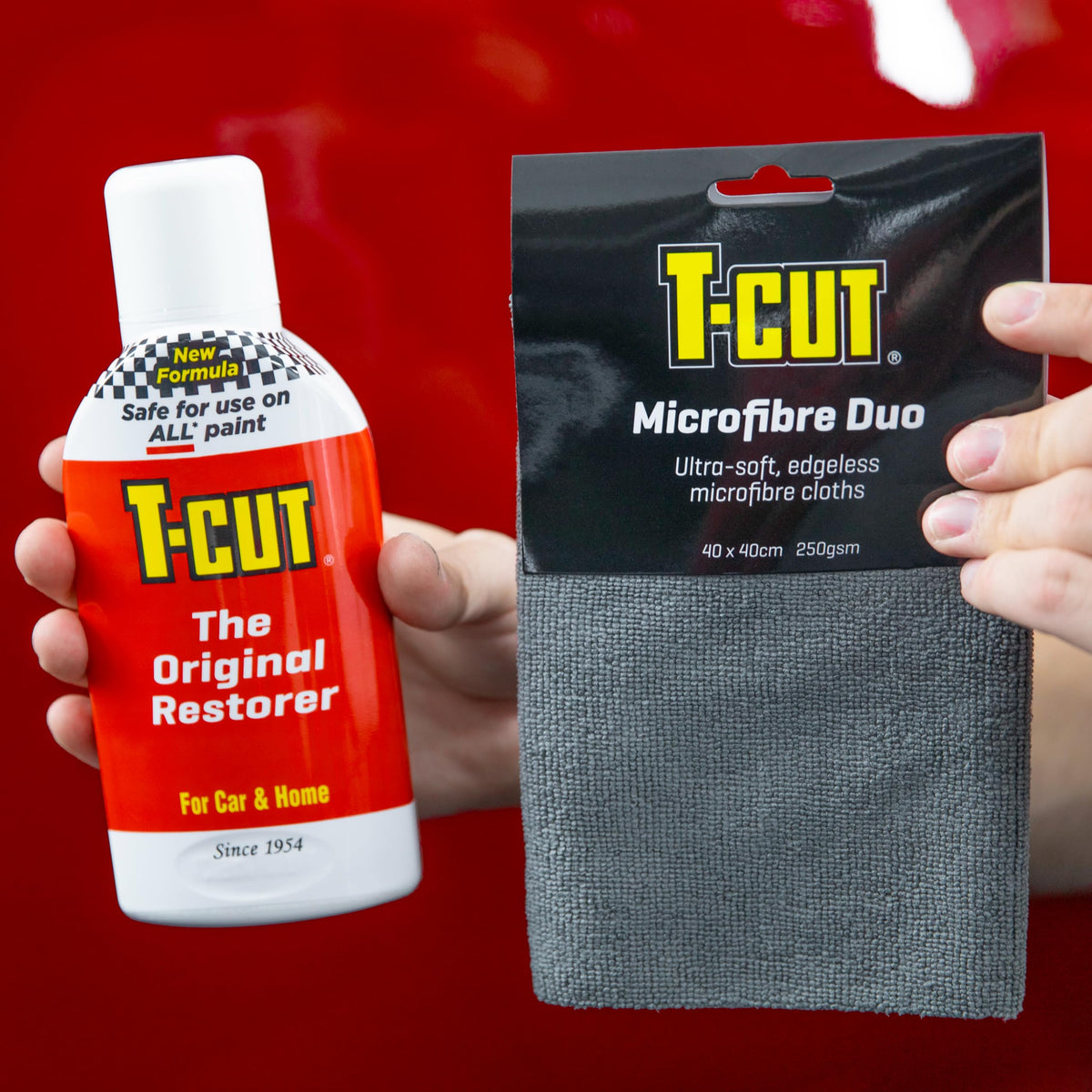 T-Cut paste texture close-up demonstrating polishing performance