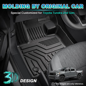 T TGBROS driver-side liner aligned to pedals demonstrating precise fit