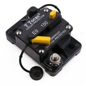 T Tocas front panel view showing 150A breaker for clear identification and quick access