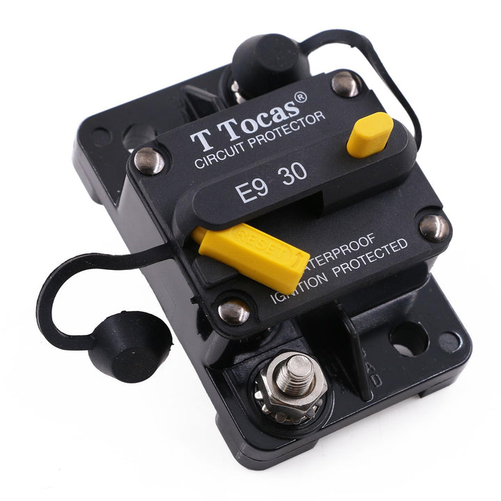 T Tocas front profile showing compact breaker and mount, durable protection