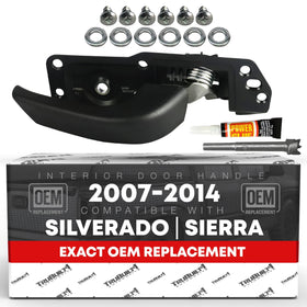T1A front door handle packaging showing fitment and easy replacement benefit