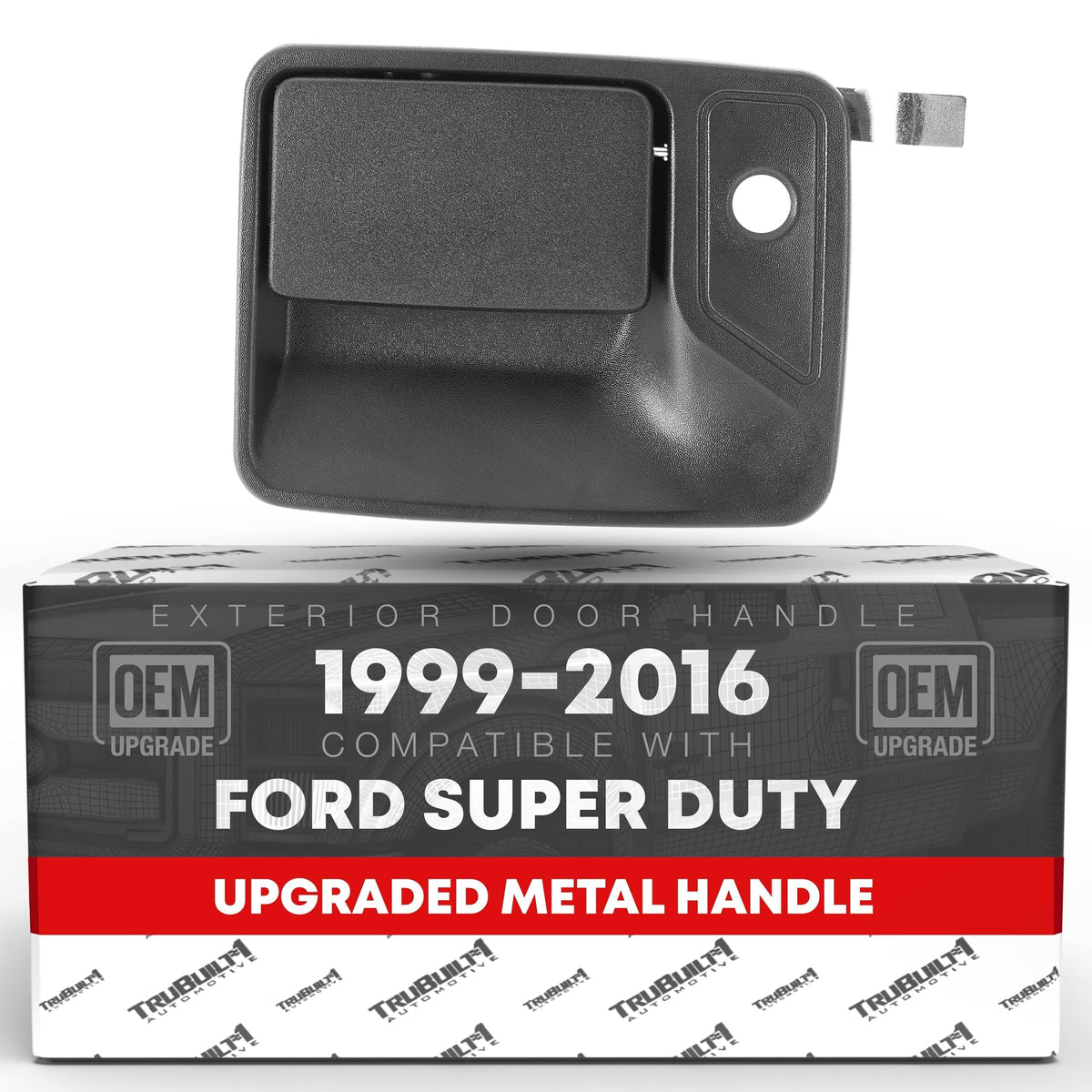 T1A front driver handle packaging showing part and OEM compatibility benefits
