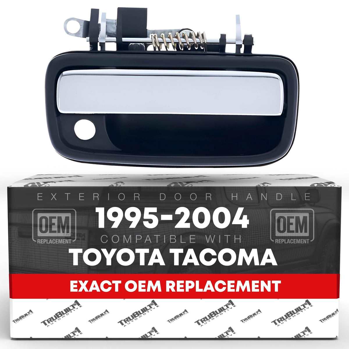 T1A front passenger door handle front view showing precise OEM fit